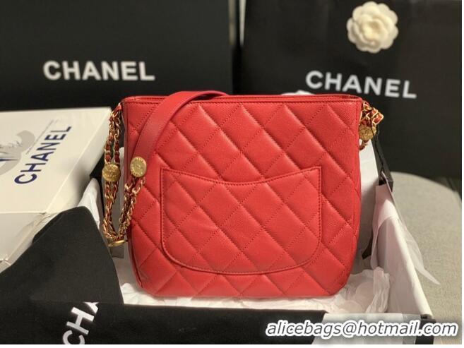 Good Product Chanel SMALL SHOPPING BAG AS3400 red