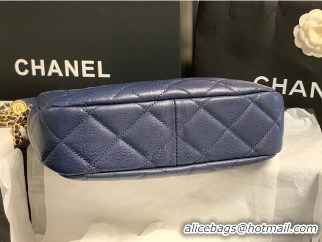 Good Product Chanel SMALL SHOPPING BAG AS3400 blue