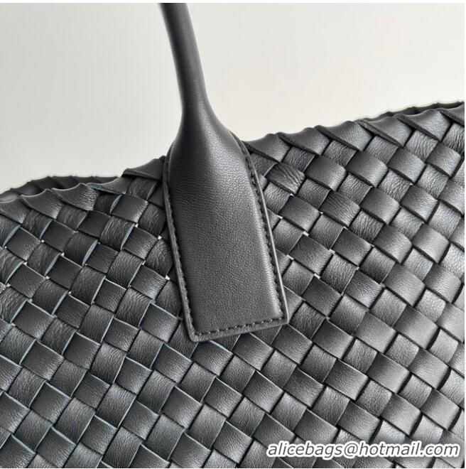 Trendy Design Bottega Veneta Large intreccio leather tote bag 608811 black