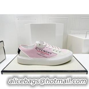 Sophisticated Givenchy GIV Canvas Sneakers Pink 072181