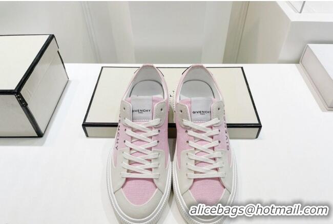 Sophisticated Givenchy GIV Canvas Sneakers Pink 072181