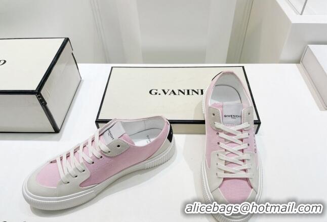 Sophisticated Givenchy GIV Canvas Sneakers Pink 072181