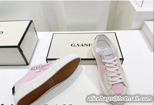 Sophisticated Givenchy GIV Canvas Sneakers Pink 072181