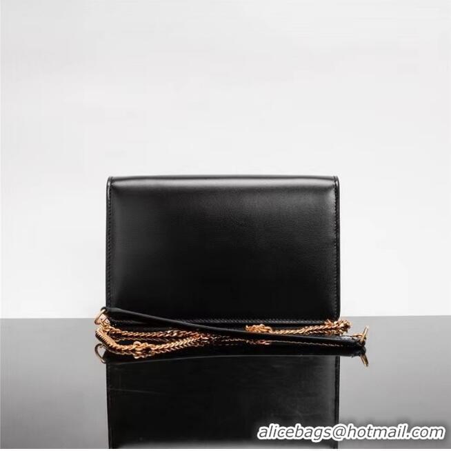 Good Product Celine TEEN CHAIN BESACE TRIOMPHE IN SHINY CALFSKIN 10J733 black