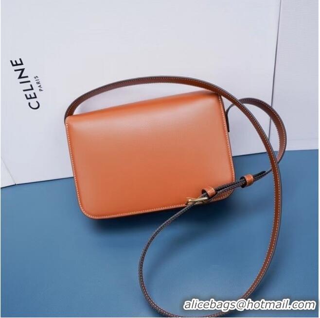 Good Product Celine TEEN CLASSIC BAG IN BOX CALFSKIN 199223 TAN