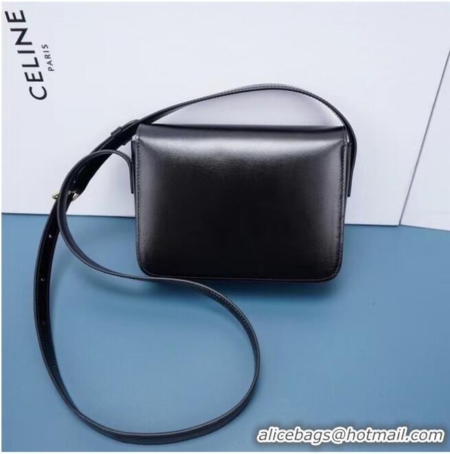 Promotional Celine TEEN CLASSIC BAG IN BOX CALFSKIN 199233 black