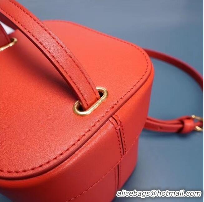 Buy Discount Celine MINI TEEN CLASSIC BAG IN BOX CALFSKIN 199263 red