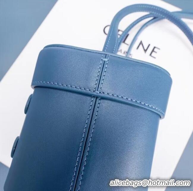 Promotional Celine MINI TEEN CLASSIC BAG IN BOX CALFSKIN 199263 blue