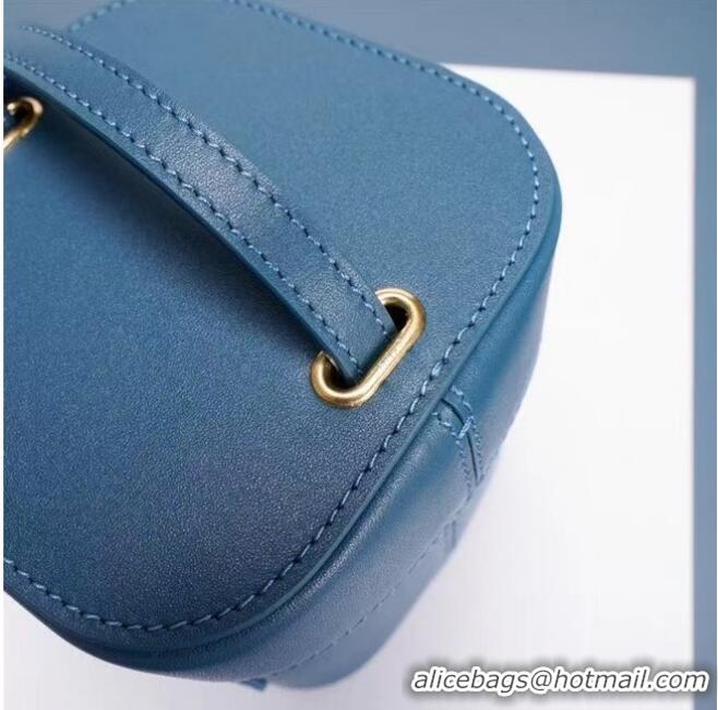 Promotional Celine MINI TEEN CLASSIC BAG IN BOX CALFSKIN 199263 blue