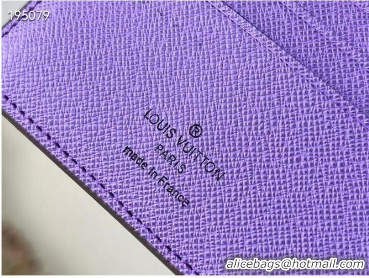 Grade Design Louis Vuitton MULTIPLE WALLET M81357 purple