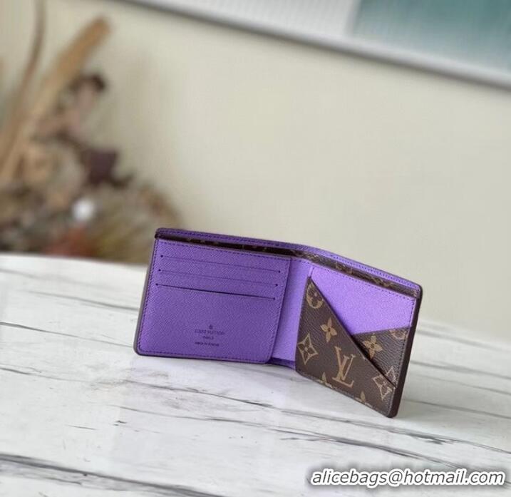 Grade Design Louis Vuitton MULTIPLE WALLET M81357 purple