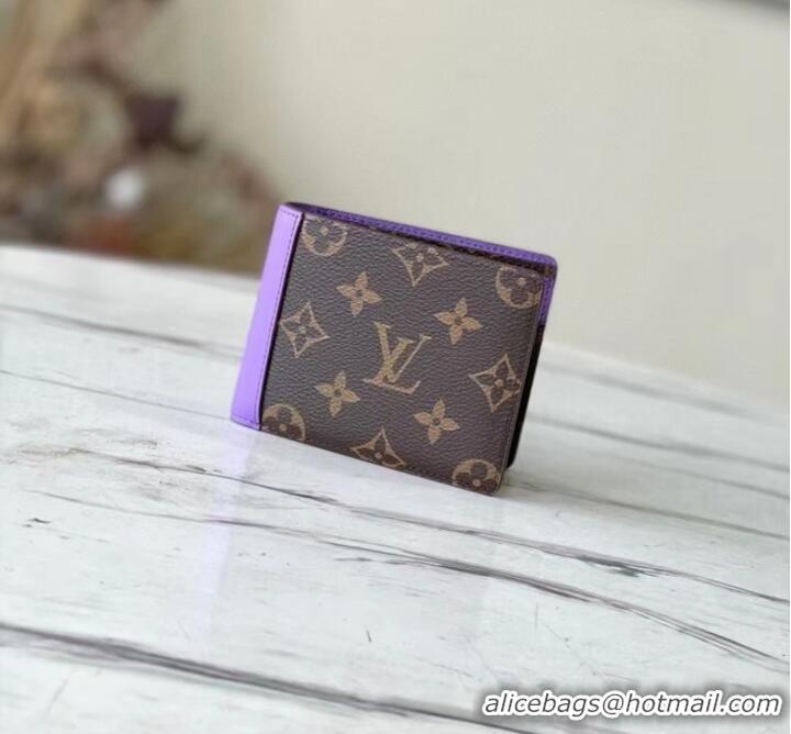 Grade Design Louis Vuitton MULTIPLE WALLET M81357 purple