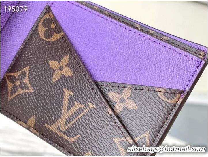 Grade Design Louis Vuitton MULTIPLE WALLET M81357 purple