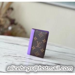 Top Grade Louis Vuitton POCKET ORGANIZER M81535 purple