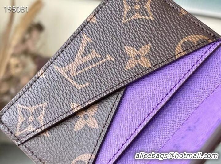 Top Grade Louis Vuitton POCKET ORGANIZER M81535 purple