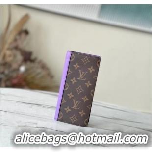 Shop Good Product Louis Vuitton BRAZZA WALLET M81538 purple