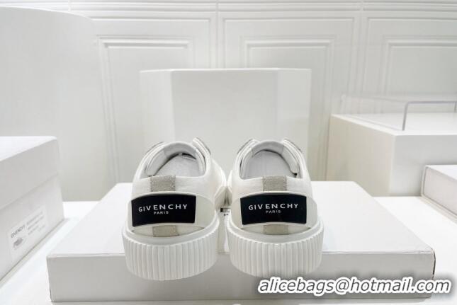 Stylish Givenchy GIV Canvas Sneakers White 072185