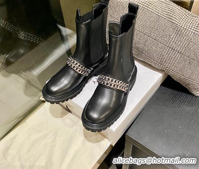 Shop Cheap Givenchy Calfskin Short Boots Black 0812104