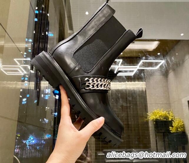 Shop Cheap Givenchy Calfskin Short Boots Black 0812104