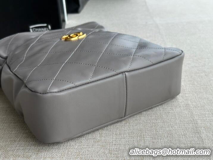 Promotional Chanel SMALL SHOPPING BAG AS2985 gray