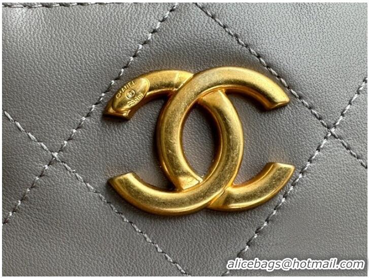 Promotional Chanel SMALL SHOPPING BAG AS2985 gray