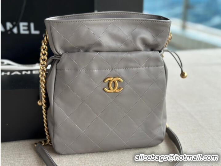 Promotional Chanel SMALL SHOPPING BAG AS2985 gray