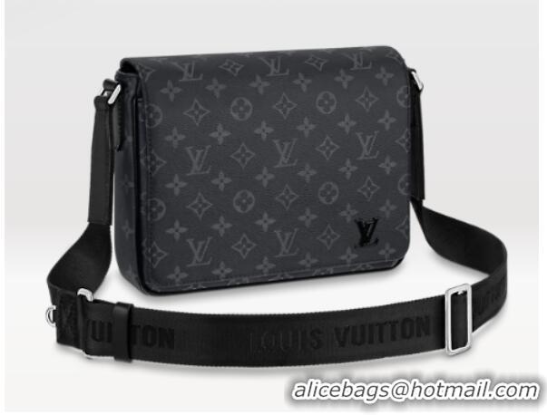 Top Quality Louis Vuitton Monogram Eclipse Canvas DISTRICT PM M46255