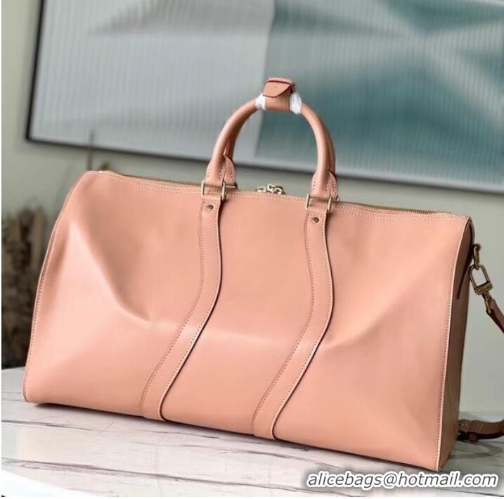 Famous Brand Louis Vuitton KEEPALL 50 M55690 pink