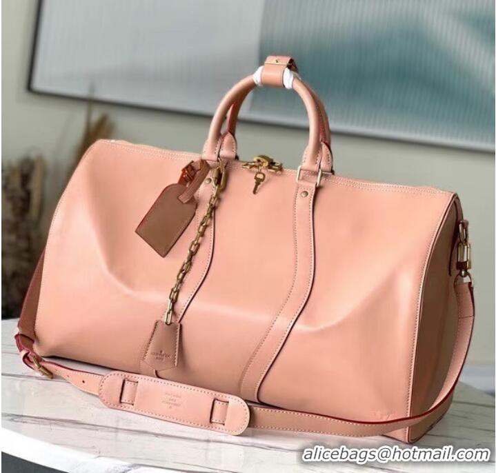 Famous Brand Louis Vuitton KEEPALL 50 M55690 pink