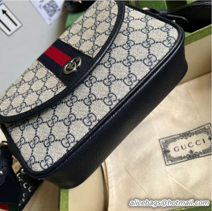 Good Quality Gucci Ophidia mini GG shoulder bag 722117 Blue