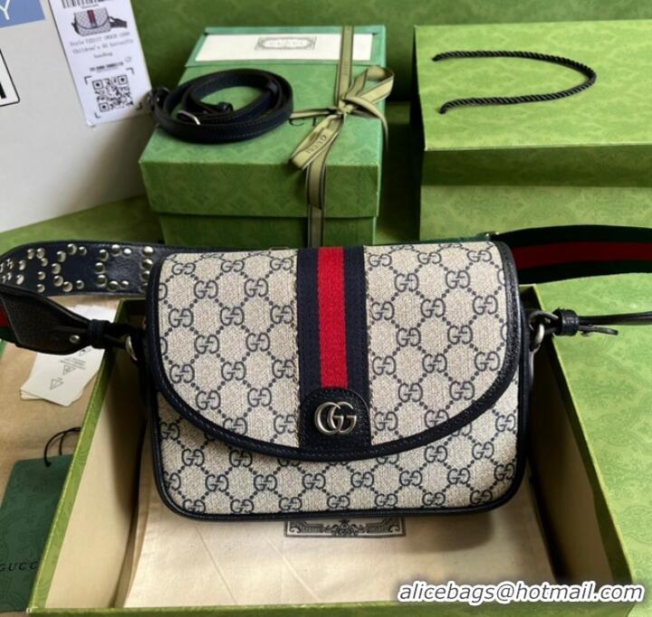 Good Quality Gucci Ophidia mini GG shoulder bag 722117 Blue