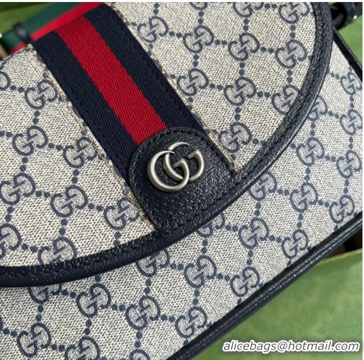 Good Quality Gucci Ophidia mini GG shoulder bag 722117 Blue