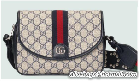 Good Quality Gucci Ophidia mini GG shoulder bag 722117 Blue