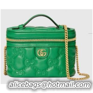 Promotional Gucci GG Matelasse top handle mini bag 723770 Green