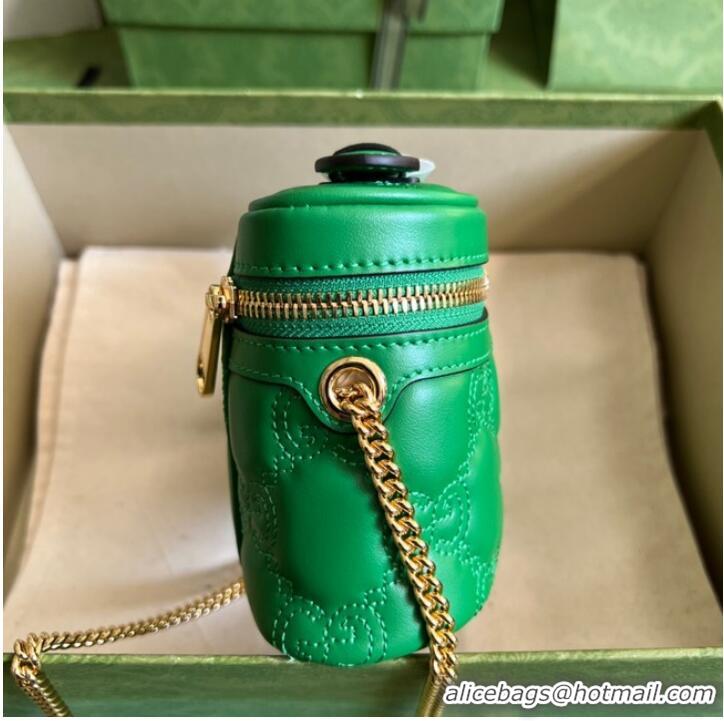 Promotional Gucci GG Matelasse top handle mini bag 723770 Green