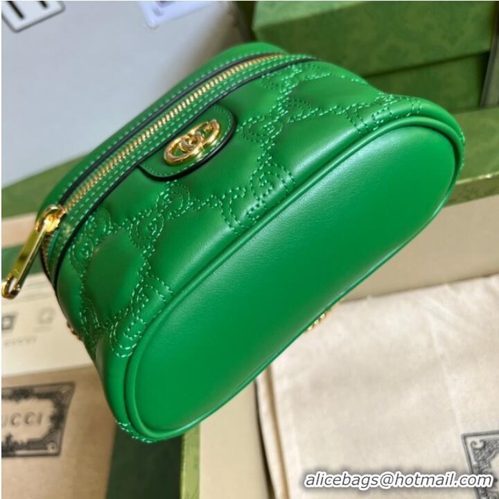 Promotional Gucci GG Matelasse top handle mini bag 723770 Green