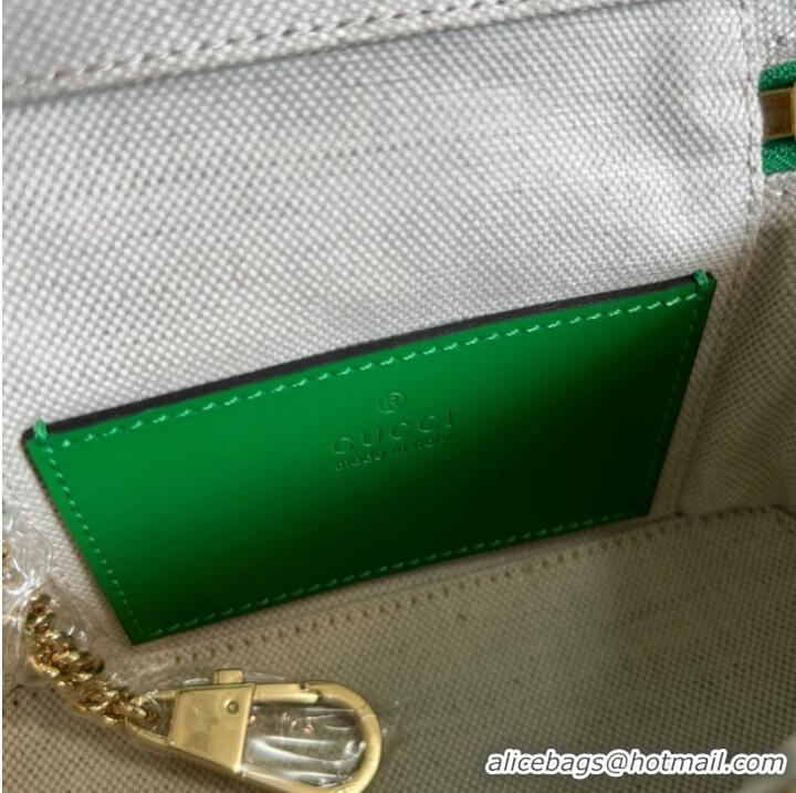 Promotional Gucci GG Matelasse top handle mini bag 723770 Green