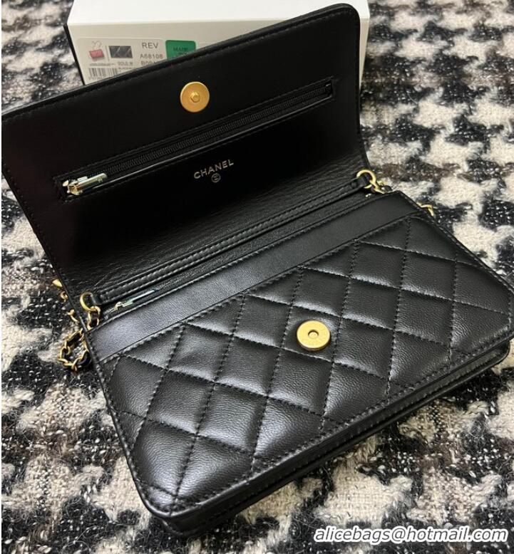 Promotional Chanel WALLET ON CHAIN AP3035 black