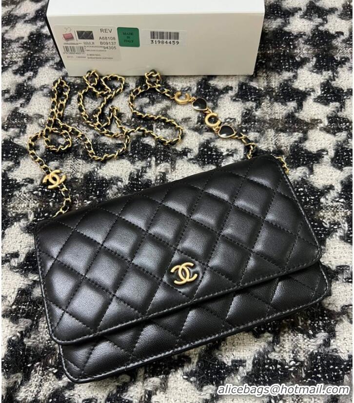 Promotional Chanel WALLET ON CHAIN AP3035 black