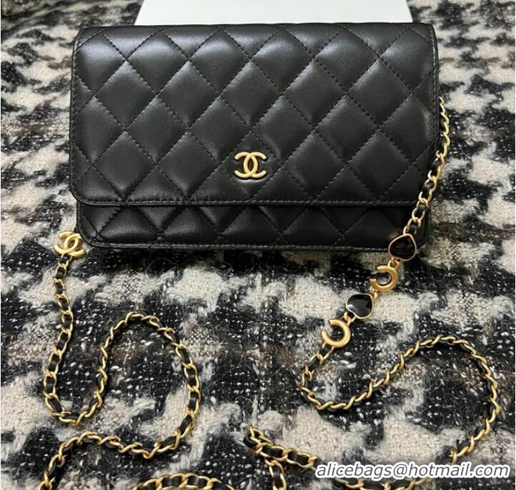 Promotional Chanel WALLET ON CHAIN AP3035 black