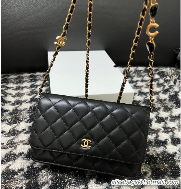 Promotional Chanel WALLET ON CHAIN AP3035 black