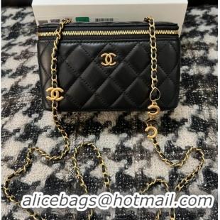 Super Quality CHANEL VANITY WITH CHAIN 68105 Black