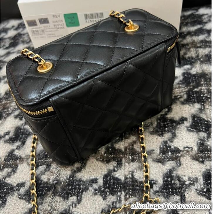 Super Quality CHANEL VANITY WITH CHAIN 68105 Black