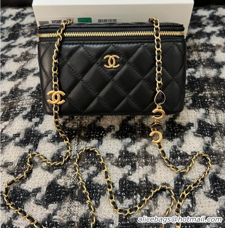 Super Quality CHANEL VANITY WITH CHAIN 68105 Black