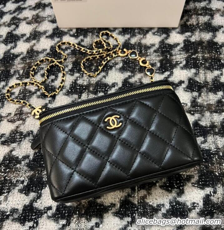 Super Quality CHANEL VANITY WITH CHAIN 68105 Black