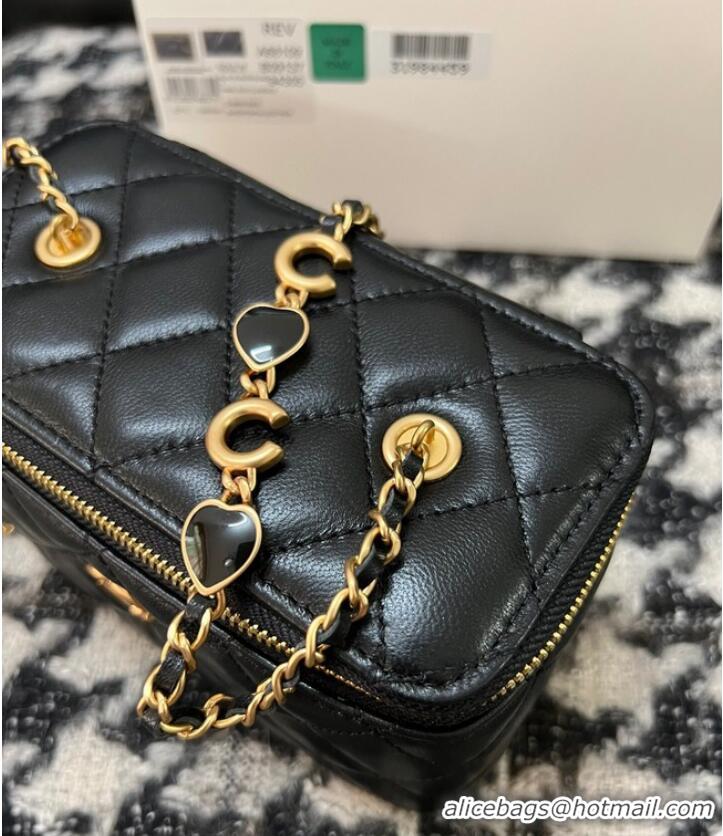 Super Quality CHANEL VANITY WITH CHAIN 68105 Black