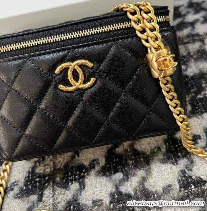 Top Quality CHANEL VANITY WITH CHAIN 68106 Black