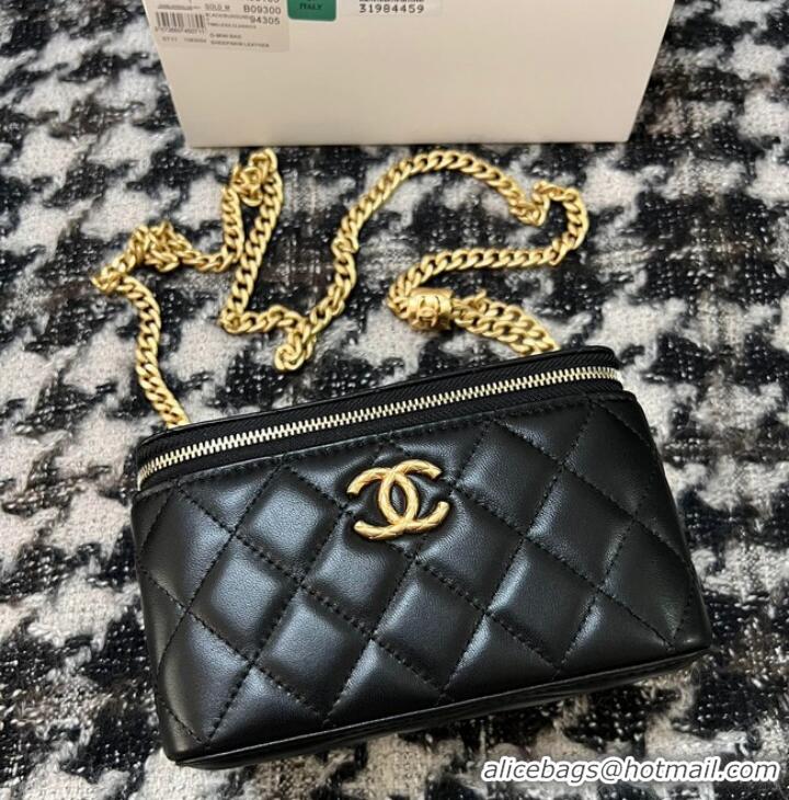 Top Quality CHANEL VANITY WITH CHAIN 68106 Black