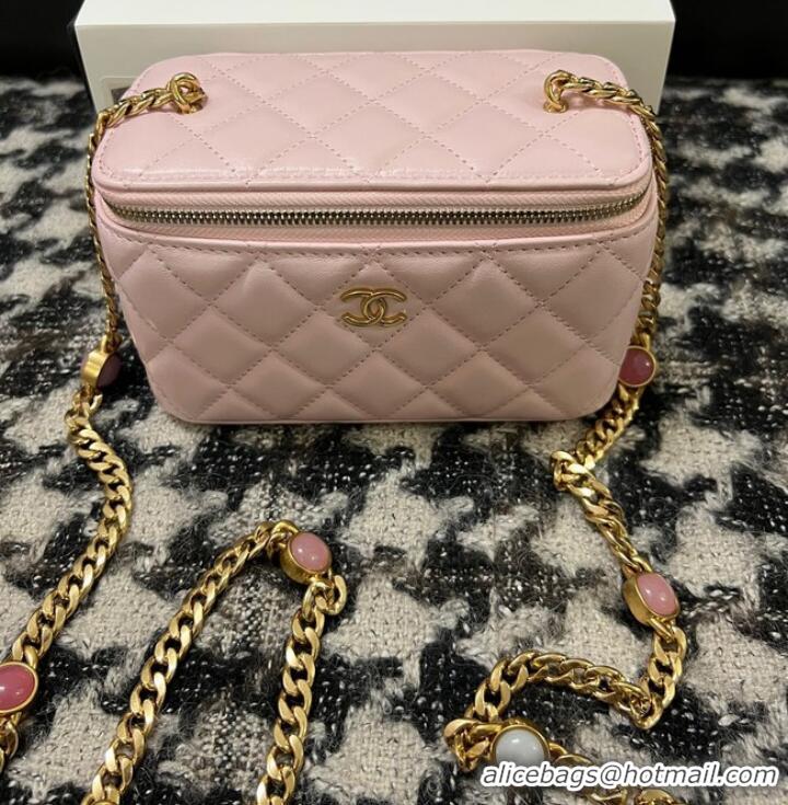 Grade Discount CHANEL VANITY WITH CHAIN AP2937 pink