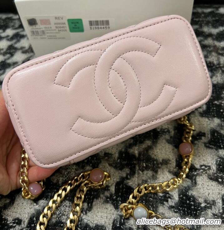 Grade Discount CHANEL VANITY WITH CHAIN AP2937 pink